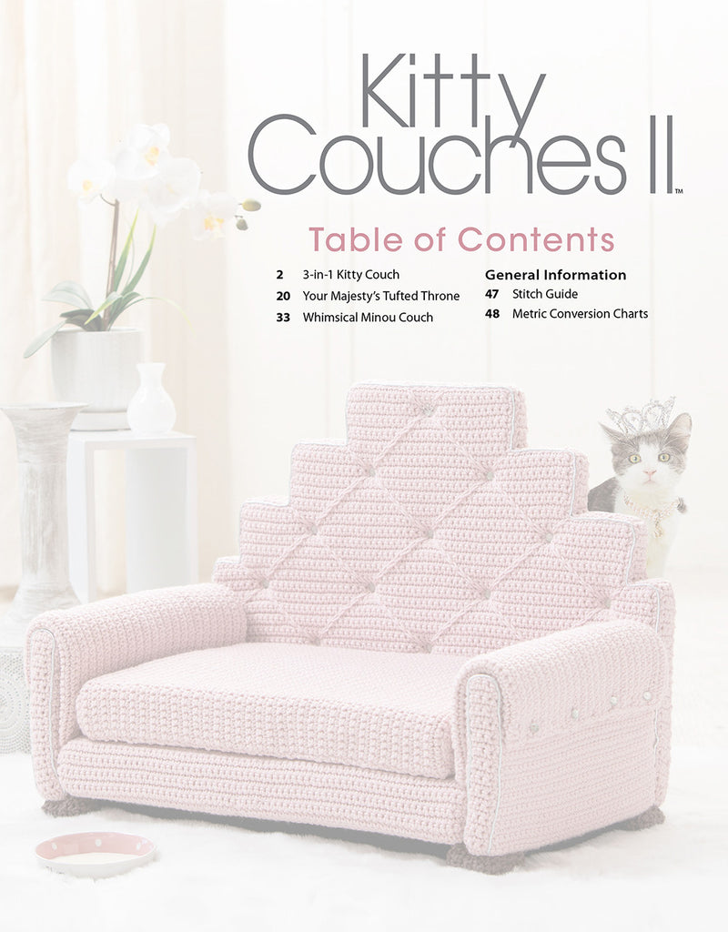 Annie's Crochet Kitty Couches II Book
