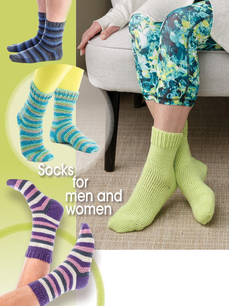 Annie's Let's Crochet Socks Book
