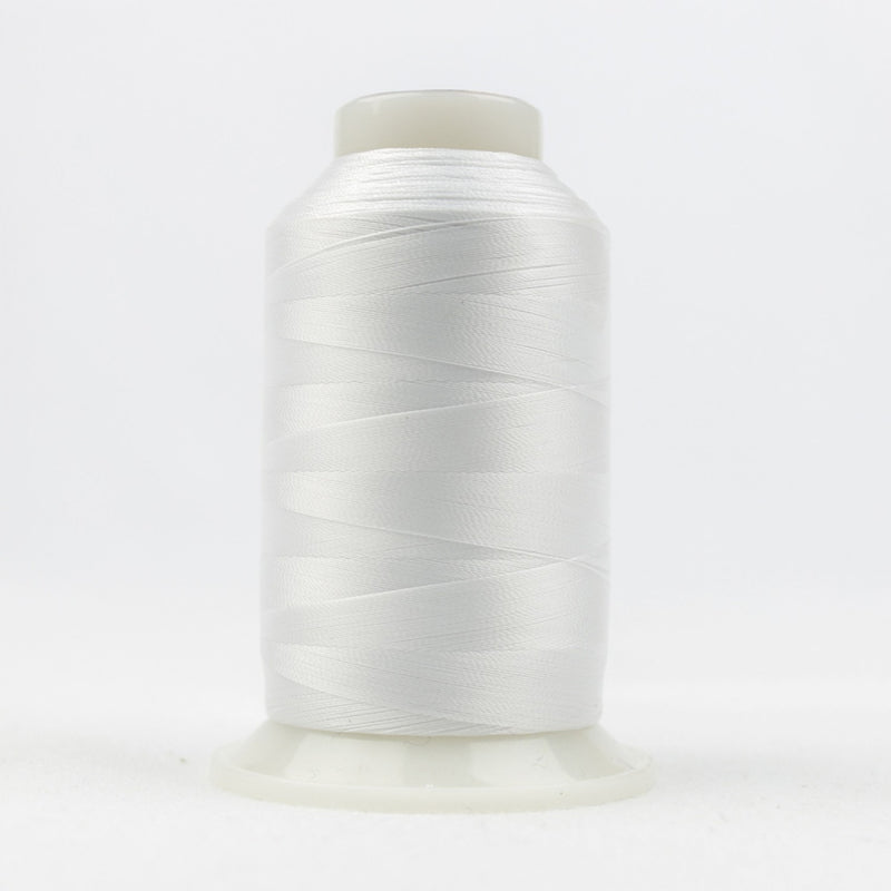Wonderfil Decobob Cottonized Polyester 80wt White Thread