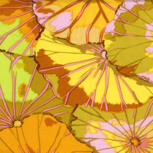 Kaffe Fassett Yellow Lotus Leaf Fabric