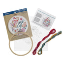 Leisure Arts No Rain No Flowers Embroidery Kit