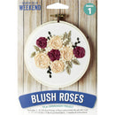 Leisure Arts Blush Roses Embroidery Kit