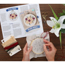 Leisure Arts Blush Roses Embroidery Kit
