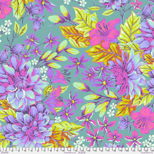 TOYOBO DIA Blanket 710 花柄 Tula Pink Untamed Hello Dahlia Cosmic Wide Back Fabric