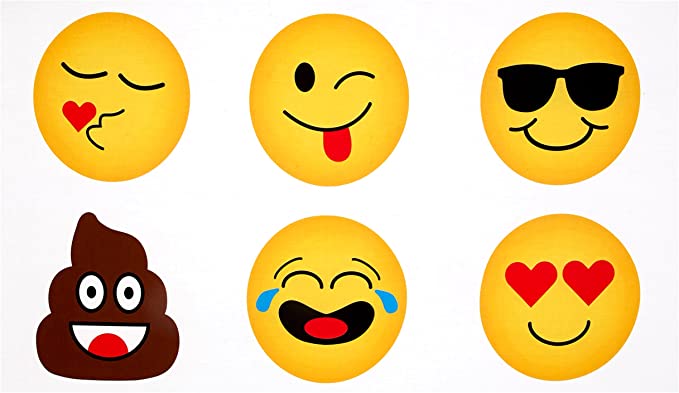 Robert Kaufman OMG LOL Emoji Panel ONLINE PURCHASE ONLY