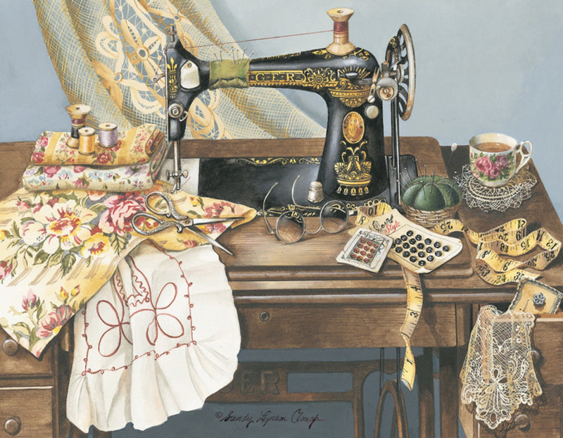 Sewing Machine Note Cards