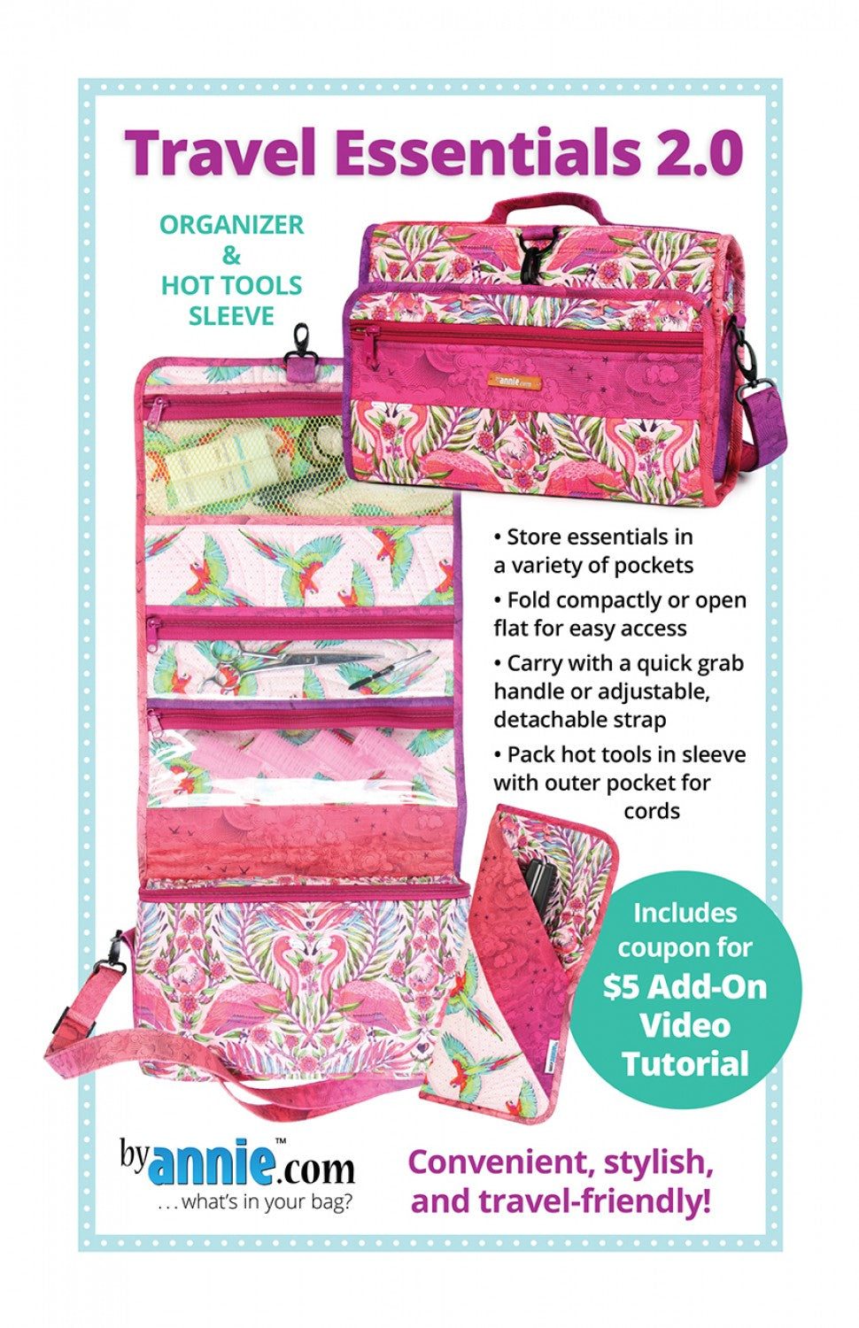 Travel Essentials 2.0 Sewing Pattern | ByAnnie #PBA-201-2