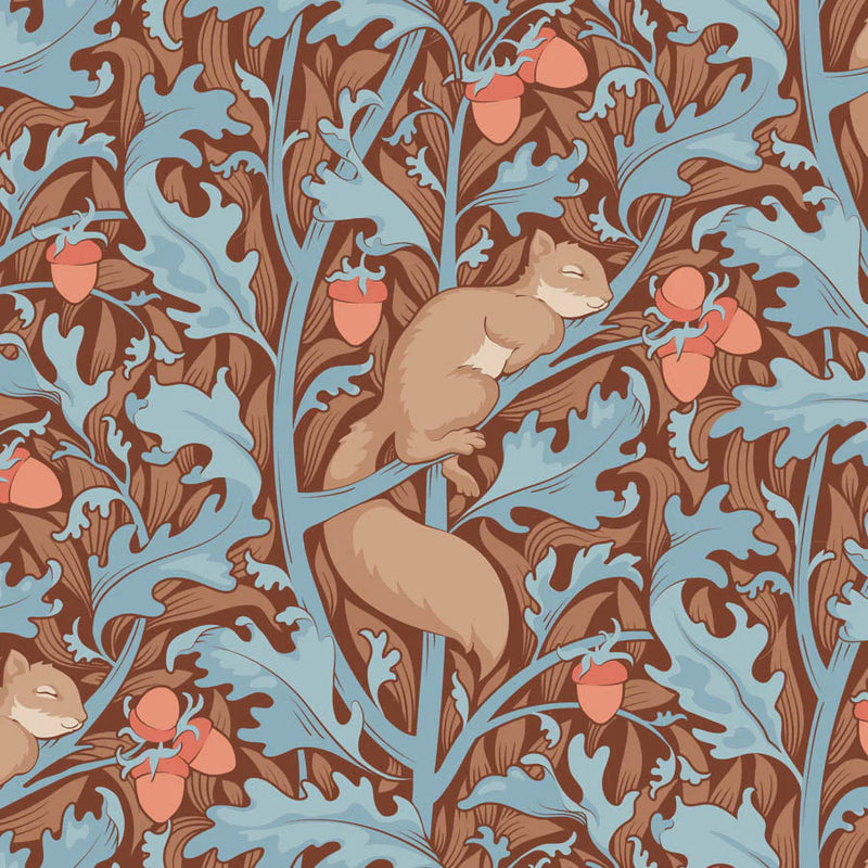 Tilda Hibernation Squirrel Dream Hazel Fabric