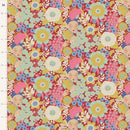 Tilda Wallflower Burgundy Fabric