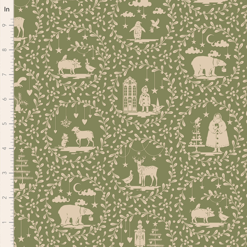 Tilda Merry Little Christmas Paperscenes Artichoke Fabric