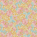 Tilda Songbird Flora Mustard Fabric