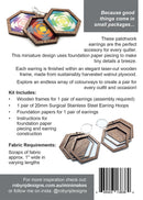 Mini Makes Hexagon Earring Kit And Pattern