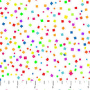 Northcott Hooray Confetti White Fabric