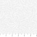 Northcott Basically Black And White Fronds White Fabric