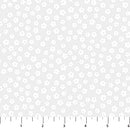 Northcott Basically Black And White Blossoms White Fabric