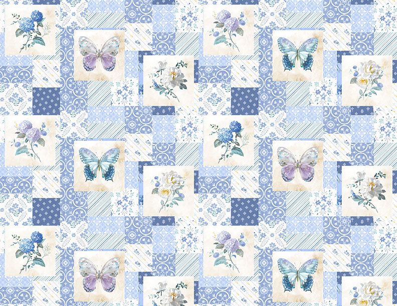 Wilmington Prints Morning Blooms Sampler Fabric