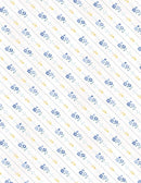 Wilmington Prints Morning Blooms Diagonal Stripe Cream Fabric