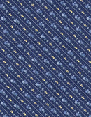 Wilmington Prints Morning Blooms Diagonal Stripe Navy Fabric