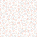 Maywood Studio Honey Bunny Hearts Light Pink Fabric