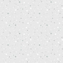Maywood Studio Honey Bunny Stars Light Gray Fabric