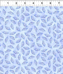 In The Beginning Fabrics Daydreams Leaf Toss Blue Fabric
