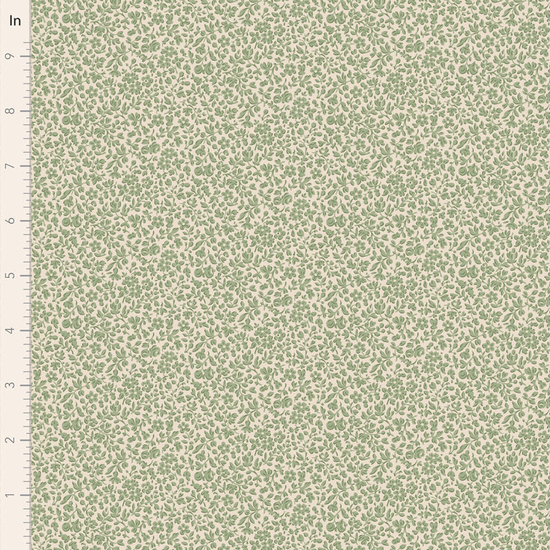 Tilda Merry Little Christmas Eve Sage Fabric