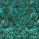 Island Batik Limerick Green Frog Celtic Circle Batik Fabric