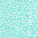 Island Batik Vintage Charm Teal Icicle Flower Seeds Batik Fabric