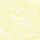 Island Batik Vintage Charm White Yellow Dot Batik Fabric