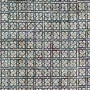 Island Batik Magenta Dusk Square Floral Purple Eggplant Batik Fabric