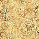Island Batik Stone Strata Geode Brown Toast Fabric