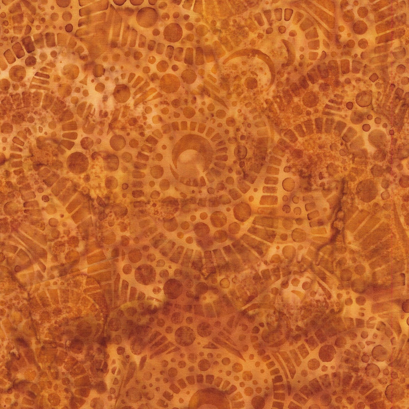 Island Batik Geode Glow Moonstone Acorn Gold Fabric