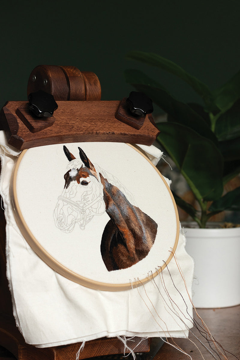 Embroidered Animal Portraits