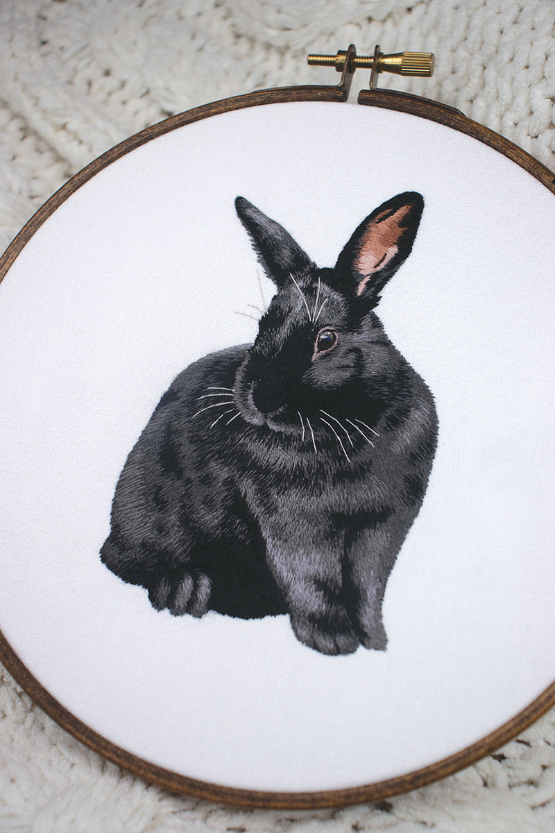 Embroidered Animal Portraits