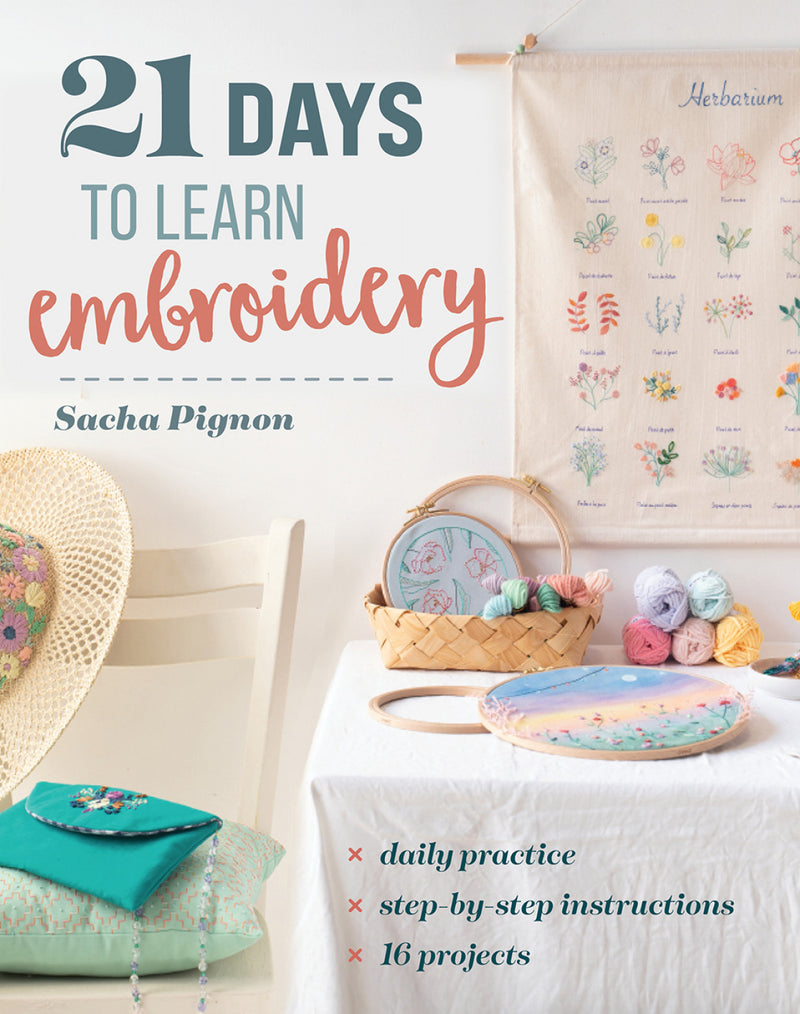 21 Days To Learn Embroidery