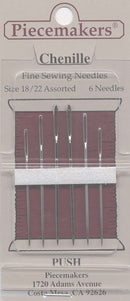 Piecemaker Chenille Needles Size 18-22