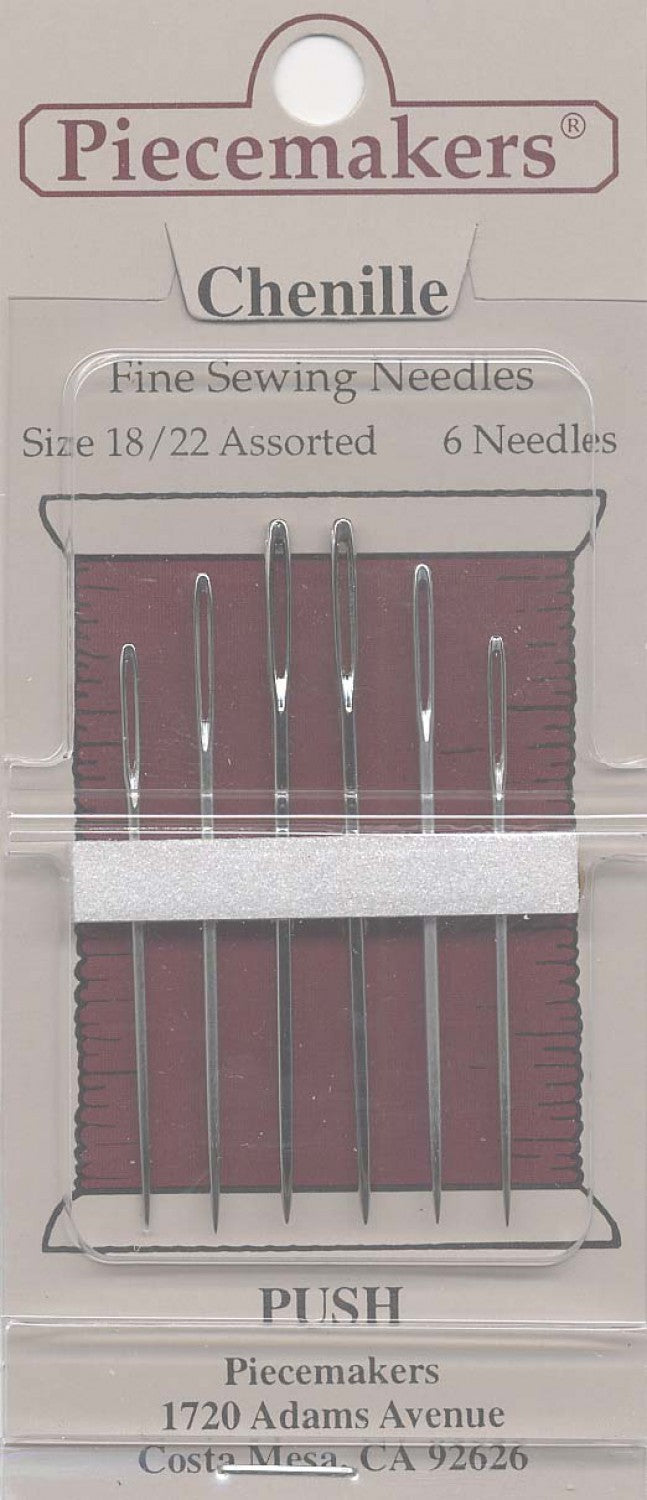 Piecemaker Chenille Needles Size 18-22