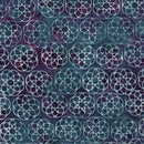 Island Batik Heavy Metal Multi Geometric Flower Batik Fabric ONLINE PURCHASE ONLY