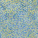 Island Batik Countryside Charm Small Petals Powder Blue Batik Fabric