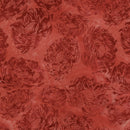 Island Batik Everbloom Tossed Medium Flowers Red Coral Batik Fabric