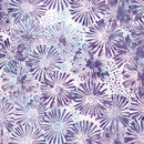 Island Batik Secret Garden Daisies And Dots Pink Tea Rose Batik Fabric