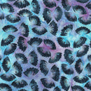 Island Batik Secret Garden Petals Blue Purple Batik Fabric