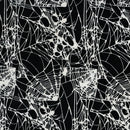 Island Batik Boo Bash Spiders And Webs Black Batik Fabric