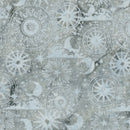 Island Batik Twilight Realm Cosmic Shapes Ash Grey Fabric