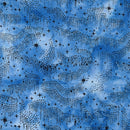 Island Batik Twilight Realm Night Sky Bluebird Fabric