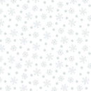 Henry Glass Quilter's Flour V White On White Small Snowflakes Fabric