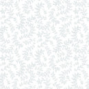 Henry Glass Quilter's Flour V White On White Swirly Bouquets Fabric