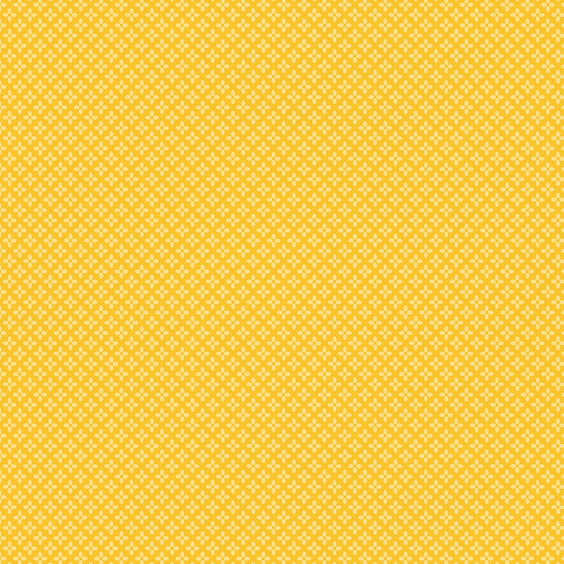 Benartex Wildflower Honey Dot Diamond Yellow Fabric