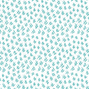 Benartex Stitchy Hashtag Teal Fabric ONLINE PURCHASE ONLY