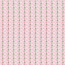 Benartex Heart Stripe Pink Fabric